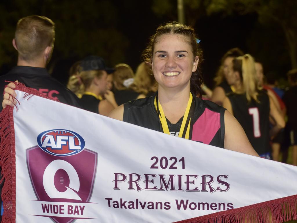 Hervey Bay Bombers have won the Wide Bay Women’s Grand Final against the Bundy Eagles. Picture: Isabella Magee