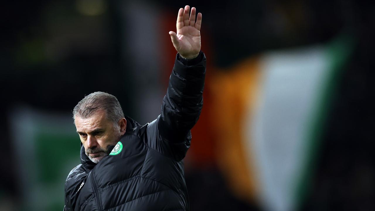 Ange Postecoglouは、Celtic FCとKilmarnock FCの間のスコットランドのプレミアシップ戦で見ることができます。  （写真：Ian MacNicol / Getty Images）