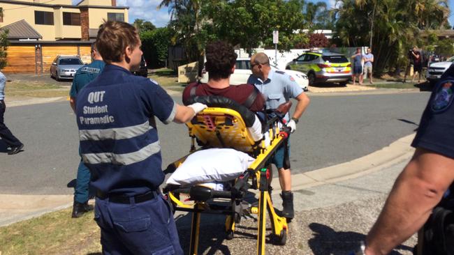 Paramedics take another victim to hospital after the Mermaid Waters overdose.
