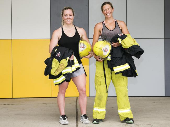 Jess Cooper and Sabrina Paxton both completed the course successfully. Picture: Dylan Robinson