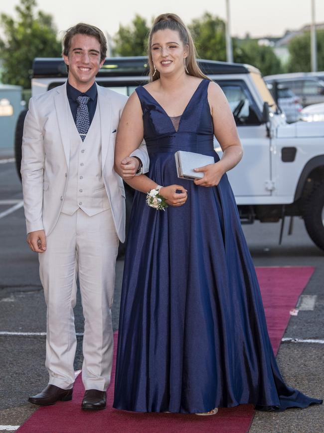 Izak Devlin and Hannah Montafia. St Ursula's College formal. Friday. 20th Nov 2020