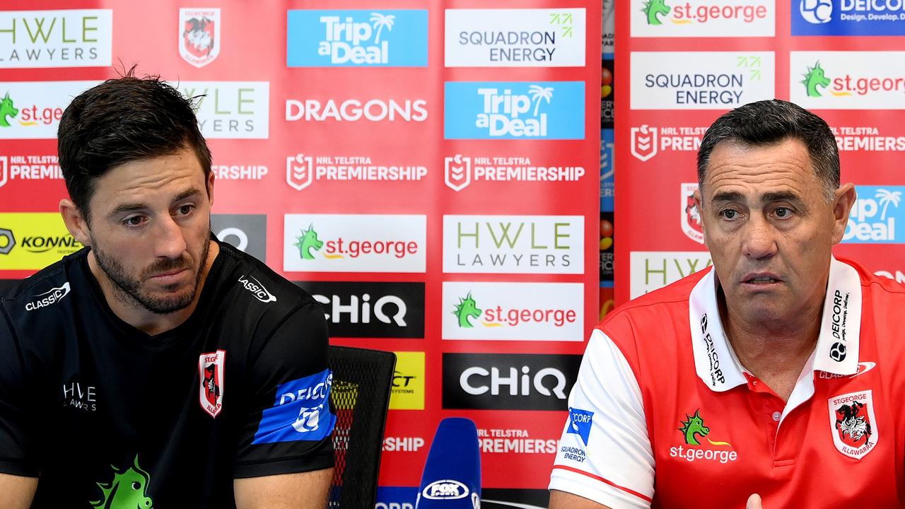 Ben Hunt and Shane Flanagan. (Photo by Bradley Kanaris/Getty Images)