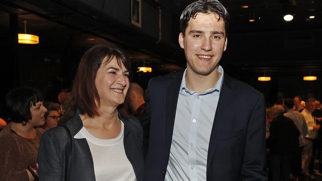 Nathan Albanese and his mother Carmel Tebbutt. Picture: Tim Hunter