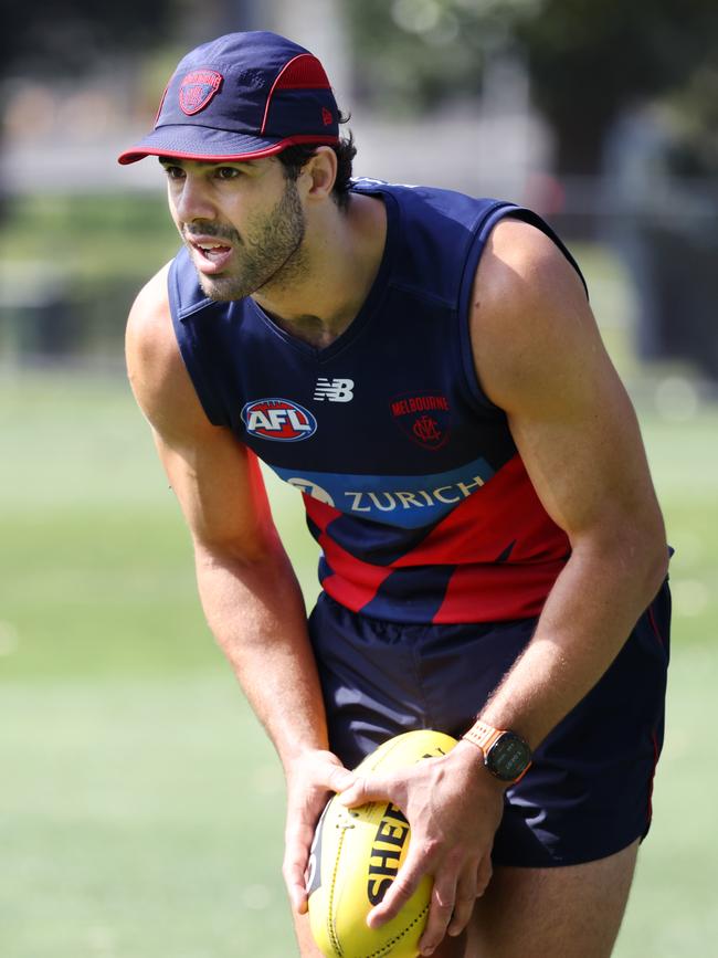 Christian Petracca is back. Picture: David Crosling