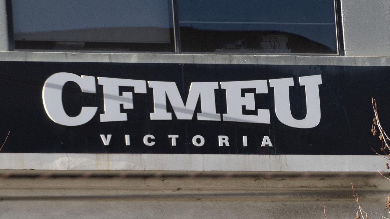 CFMEU clean up not ‘attack’ on construction workers, minister says