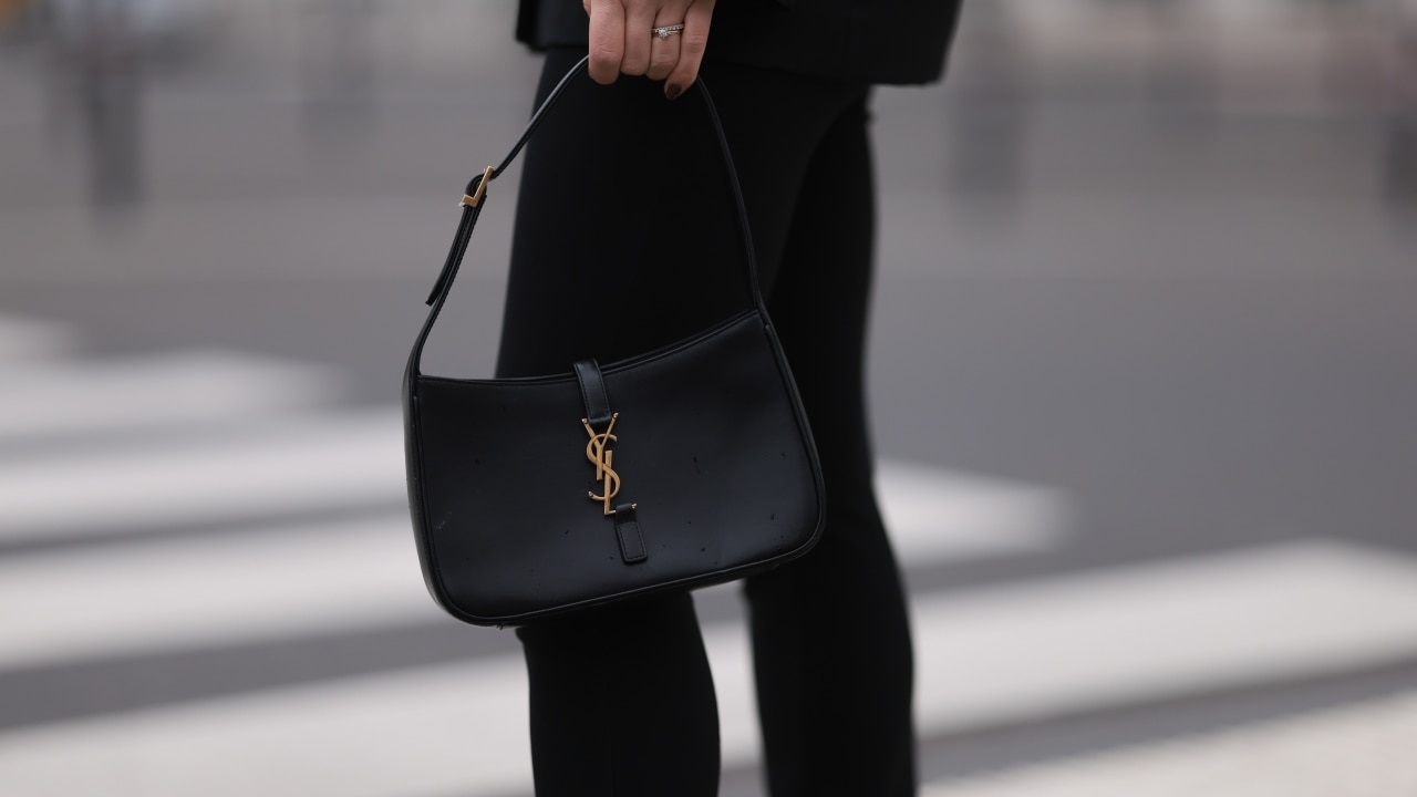 How to spot fake Saint Laurent hobo bag. Real vs fake YSL le 5 a 7 handbag  