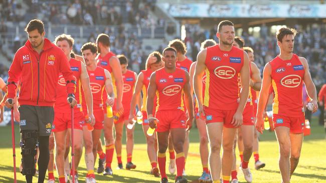 The Suns have been one of the worst-performed clubs in the AFL since their inception. Picture: AFL Media/Getty Images