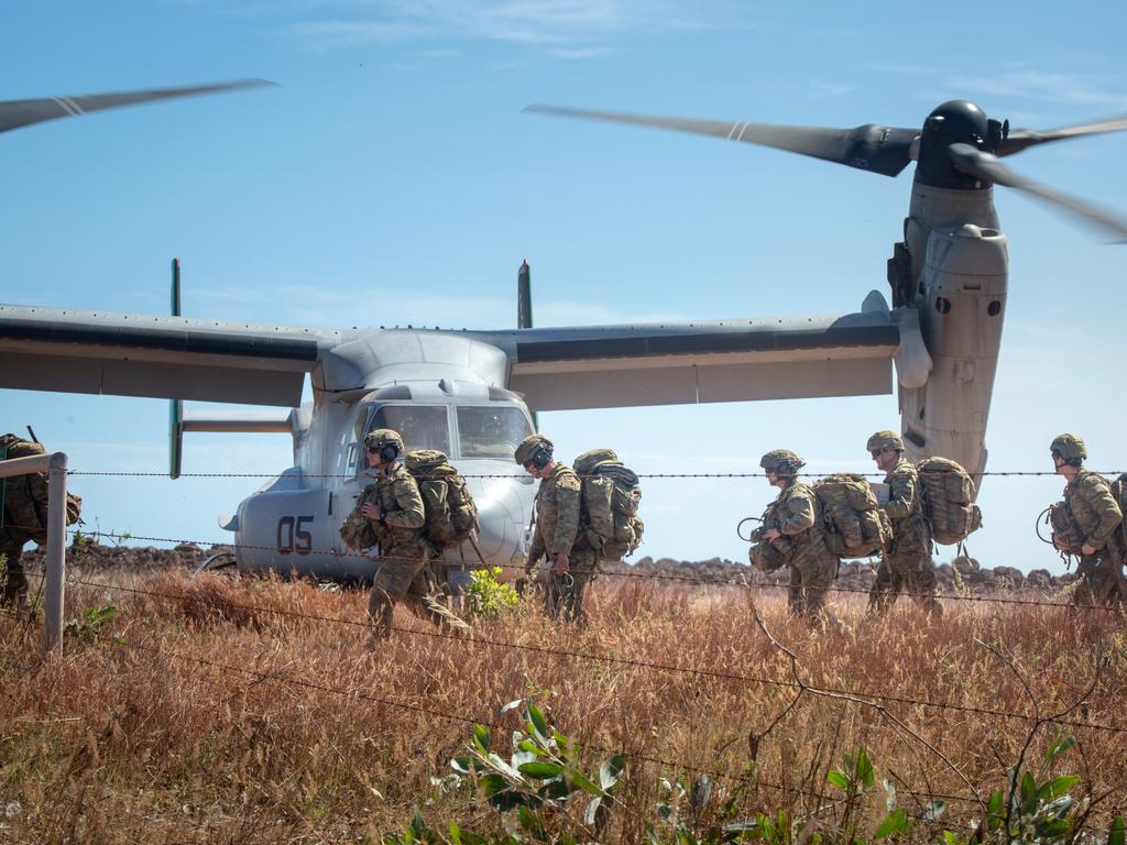 Exercise Crocodile Response at Point Fawcett, NT, May 2021