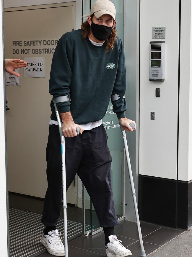 Western Bulldogs forward Josh Bruce has ruptured his ACL. Picture: Michael Klein