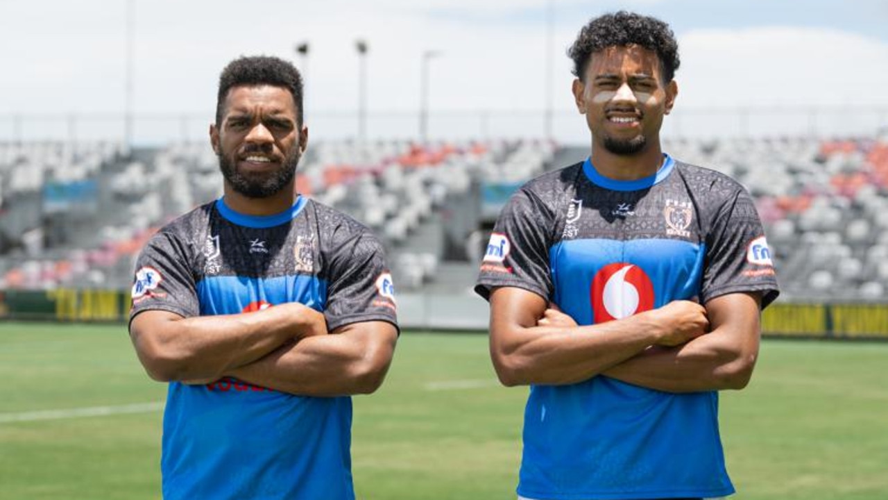 Penrith star Sunia Turuva and Wests Tigers fullback Jahream Bula will play for Fiji in Saturday's Test against Samoa. Credit: Roan Paul, NRL Photos