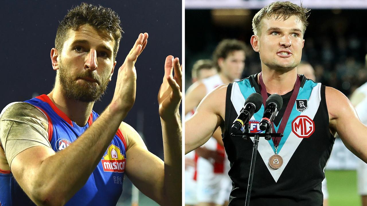 Marcus Bontempelli was named the AFLPA MVP, while Brownlow favourite Ollie Wines didn't even crack the top five.