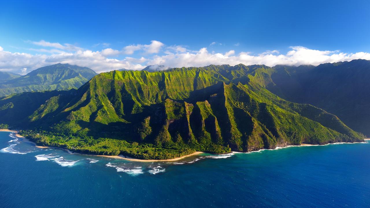 The spectacular Na Pali coast of Kauai. Picture: Getty