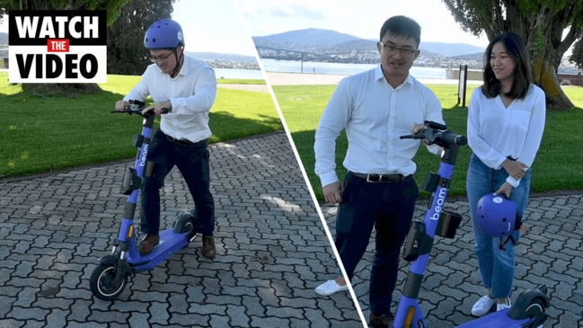 E-scooters demoed in Hobart