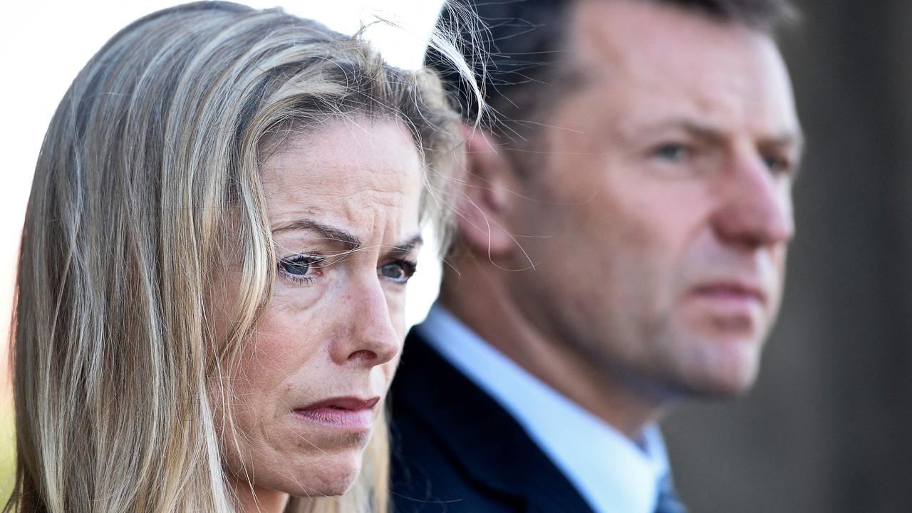 Parents of missing British girl Madeleine McCann: Kate McCann (L) and her husband Gerry McCann (R). Picture: AFP.