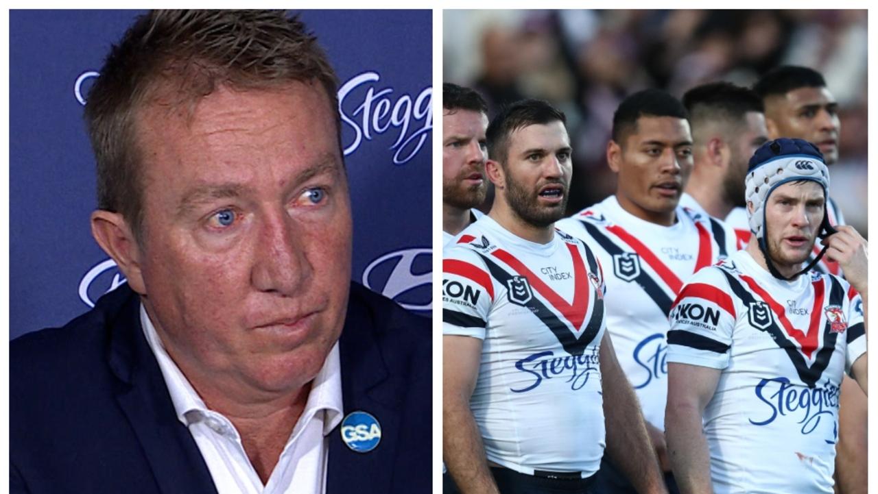 Trent Robinson and Roosters looking dejected