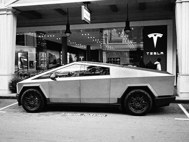 The Tesla Cybertruck.