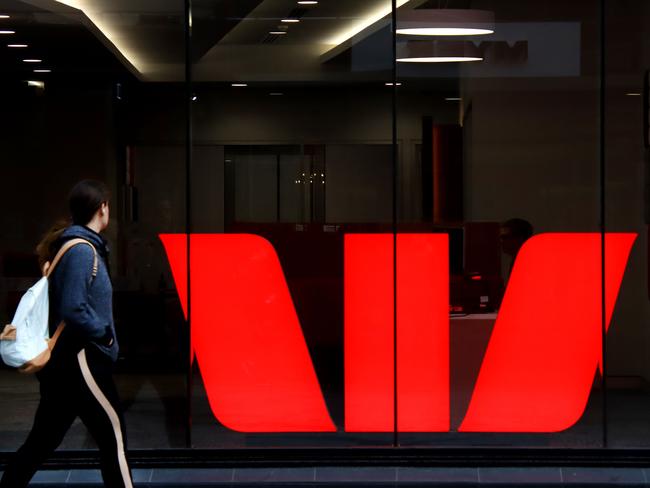 General images around Brisbane - Westpac bank signage in the Brisbane CBD, Brisbane Wednesday 6th May 2020 Picture David Clark