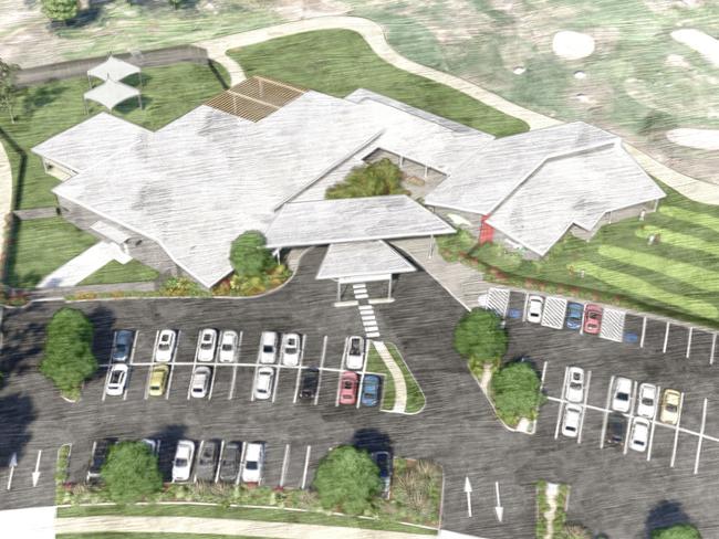 A further 80 carparking spaces are expected to be added to the complex, bringing the total to around 250. Picture: Palmerston Golf and Country Club.