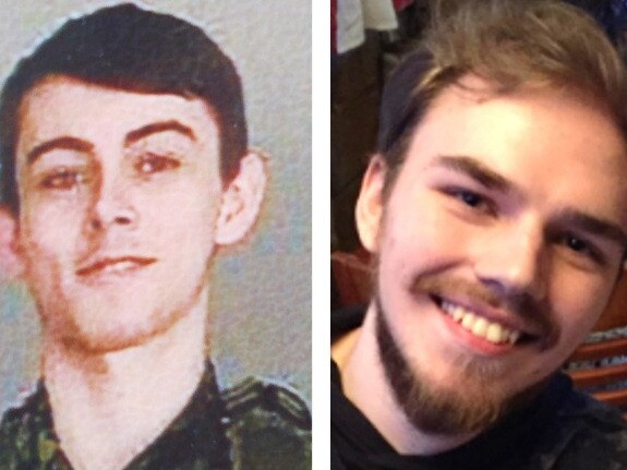 Wanted alerts: Police took days to warn the public about Bryer Schmegelsky, left, and Kam McLeod. Picture: Supplied