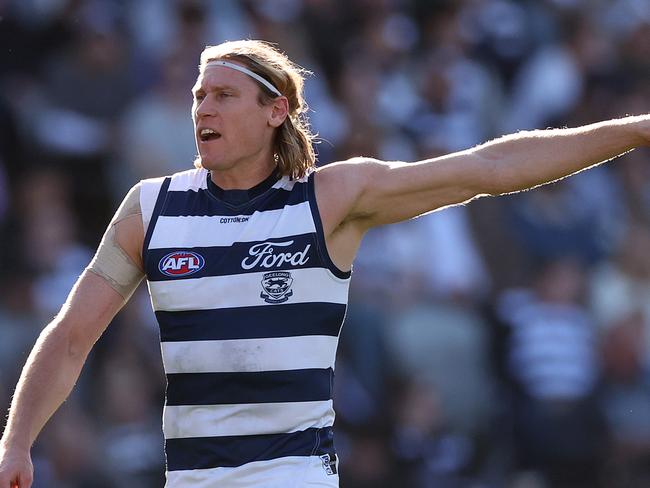 Mark Blicavs has been sent back to defence. Picture: Kelly Defina/Getty Images