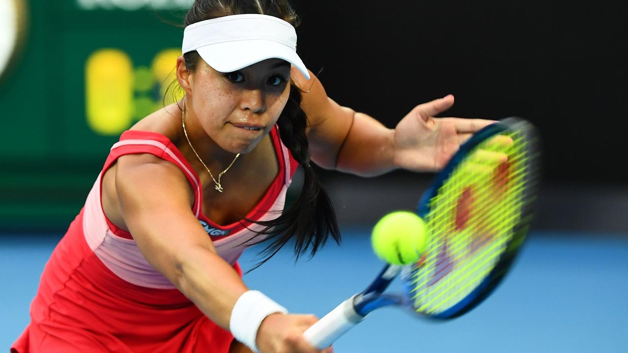 Lizette Cabrera has played in the Australian Open main draw four times. Picture: AFP