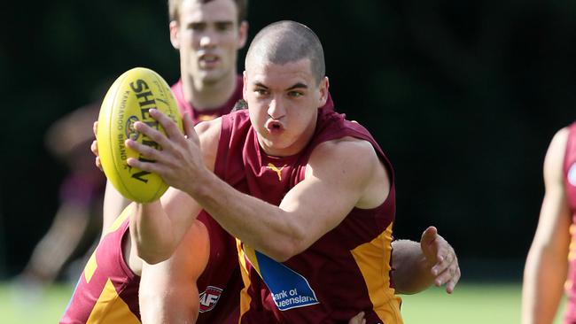 Brisbane Lions training at Coorparoo. Tom Rockliff.