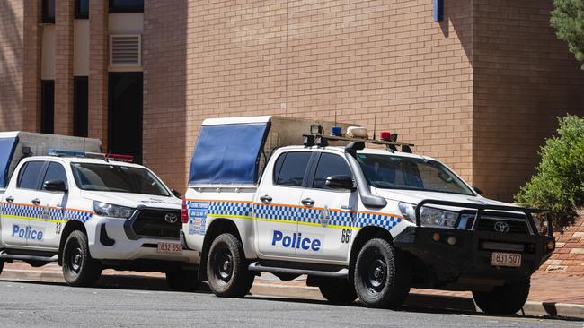 Northern Territory police vehicles have allegedly been driven at dangerously by offenders in stolen cars. Picture: Kevin Farmer