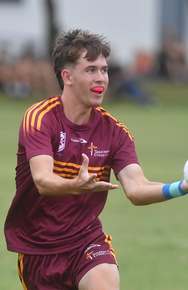 Round 4 of the Townsville Blackhawks Schoolboy Trophy. Ryan Catholic College against Southern Cross Catholic College at Ryan Catholic College. Picture: Evan Morgan