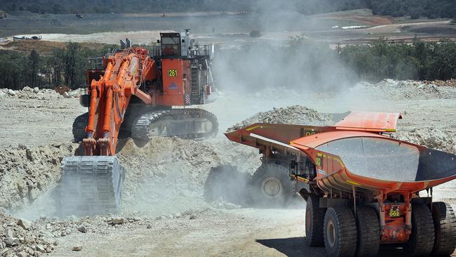 Whitehaven mines high quality thermal and metallurgical coal for steelmaking in NSW and Queensland for export to Japan, South Korea, Taiwan and India. Picture: Paul Mathews