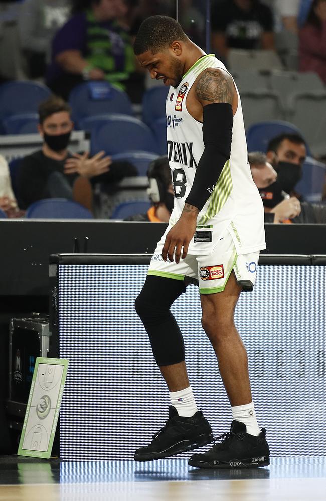 Sykes suffered the ankle injury during a recent loss to the 36ers. Picture: Getty Images
