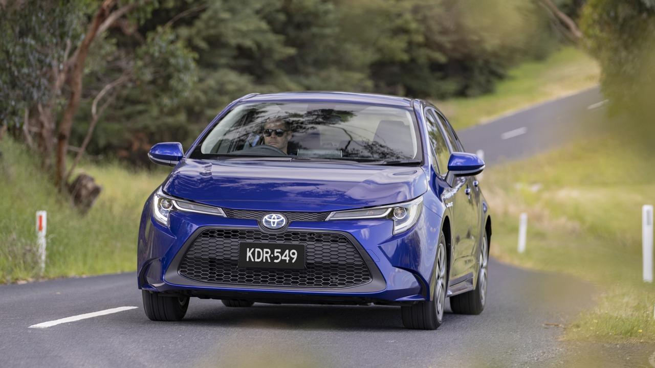 2020 Toyota Corolla SX Hybrid sedan.