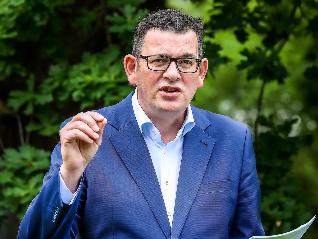 Premier Daniel Andrews said he believed a third vaccination dose could help beat new variants. Picture: NCA NewsWire / Ian Currie