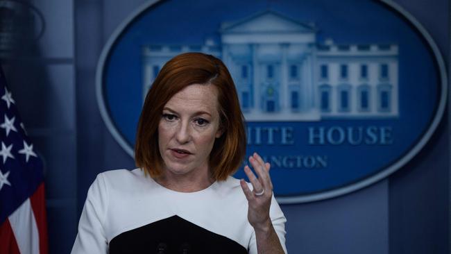 White House Press Secretary Jen Psaki says the virus is the ‘root cause in a lot of communities’.