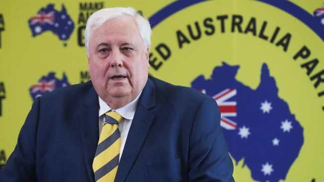 Clive Palmer has dominated spending on advertising by political parties. Picture: Nikki Davis-Jones