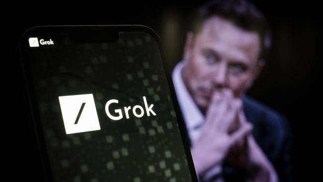 Elon Musk’s Grok AI program is chatty but error prone. (Photo by Jaap Arriens/NurPhoto via Getty Images)