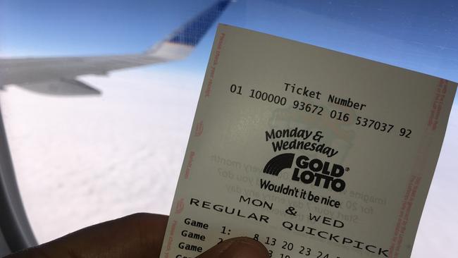 A Western Australian man is flying back home $1 million richer after purchasing a winning Monday and Wednesday Gold Lotto ticket from a Cairns DFO store. Photo: Supplied.