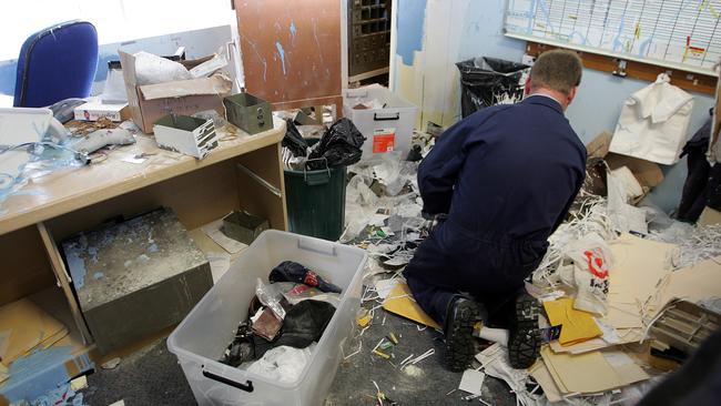 Risdon Prison 2005 “clean up” of reception centre. Photographer Sam Rosewarne