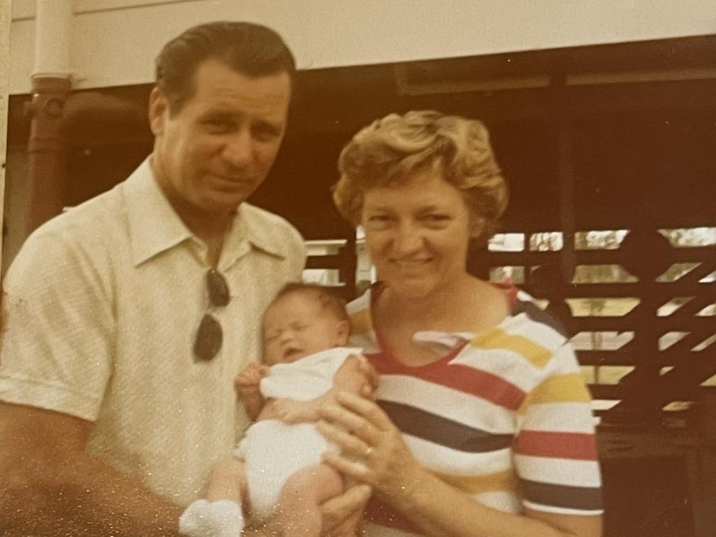 Des and Betty with their first born daughter Debra.