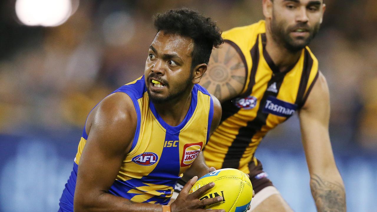 West Coast's Willie Rioli could front a hearing in December. Picture: Michael Klein