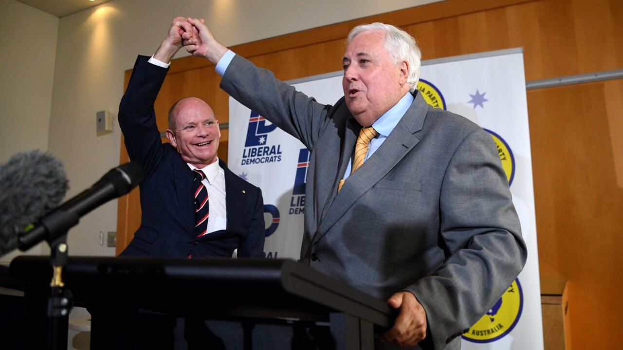 Campbell Newman and Clive Palmer form new alliance ahead of federal election