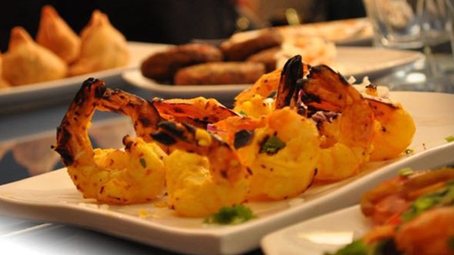 The tandoori prawns at Ginger Indian