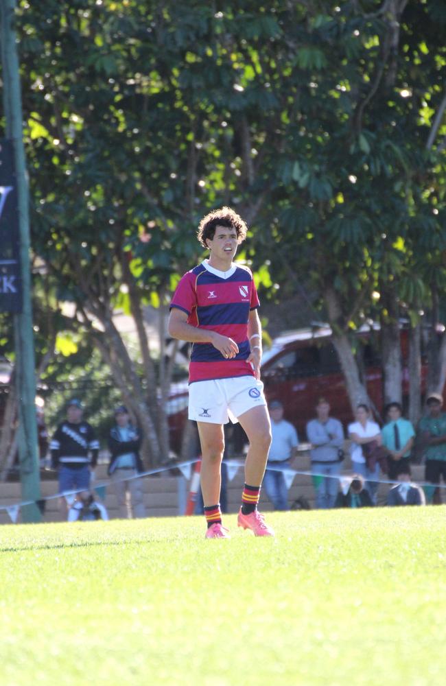 Seamus Boakes. PS First XV rugby action between BBC and BSHS.