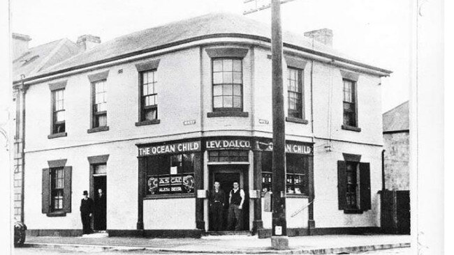 Old images of the Ocean Child (date believed to be 1930s). Image: Libraries Tasmania.