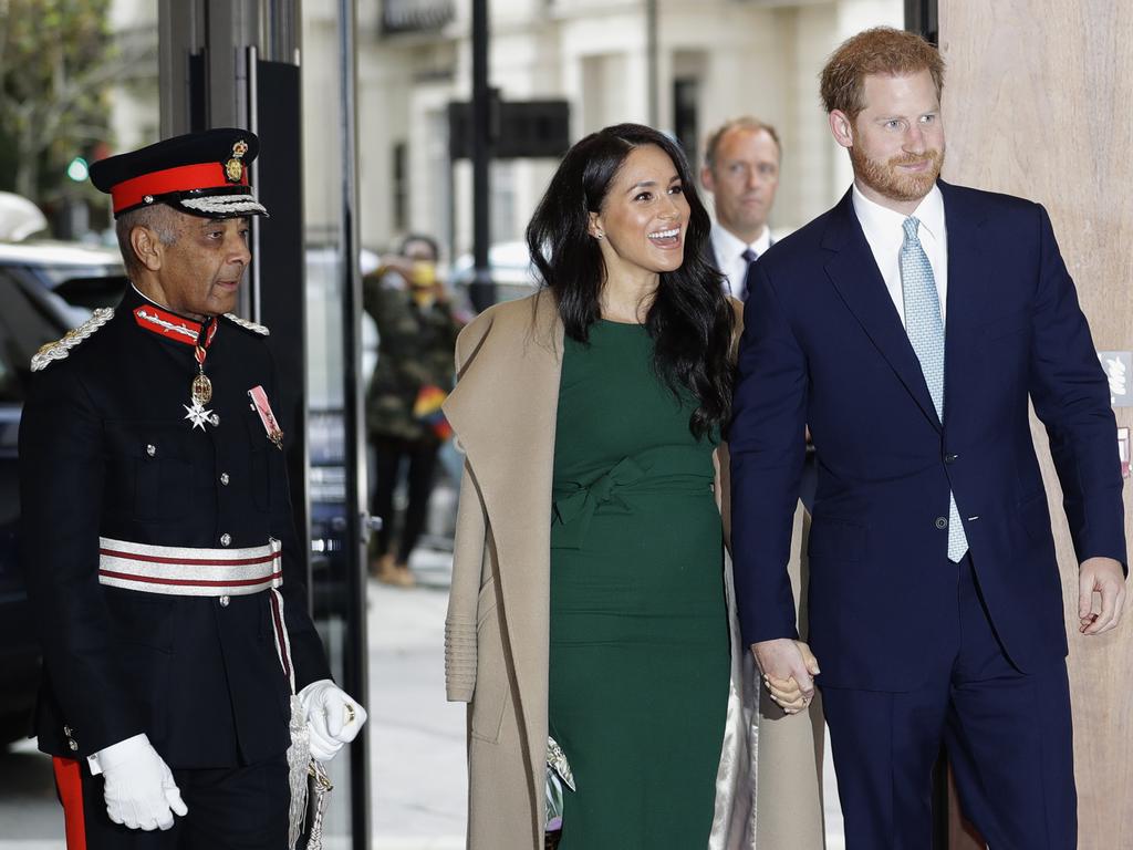 Harry, Meghan and Archie will miss Queen Elizabeth's traditional Christmas gathering this year to spend time with Meghan’s mum Doria Ragland on Christmas Day. Picture: AP