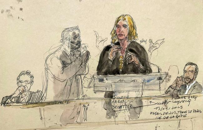 Kardashian's ex-stylist Simone Bretter testified in Paris