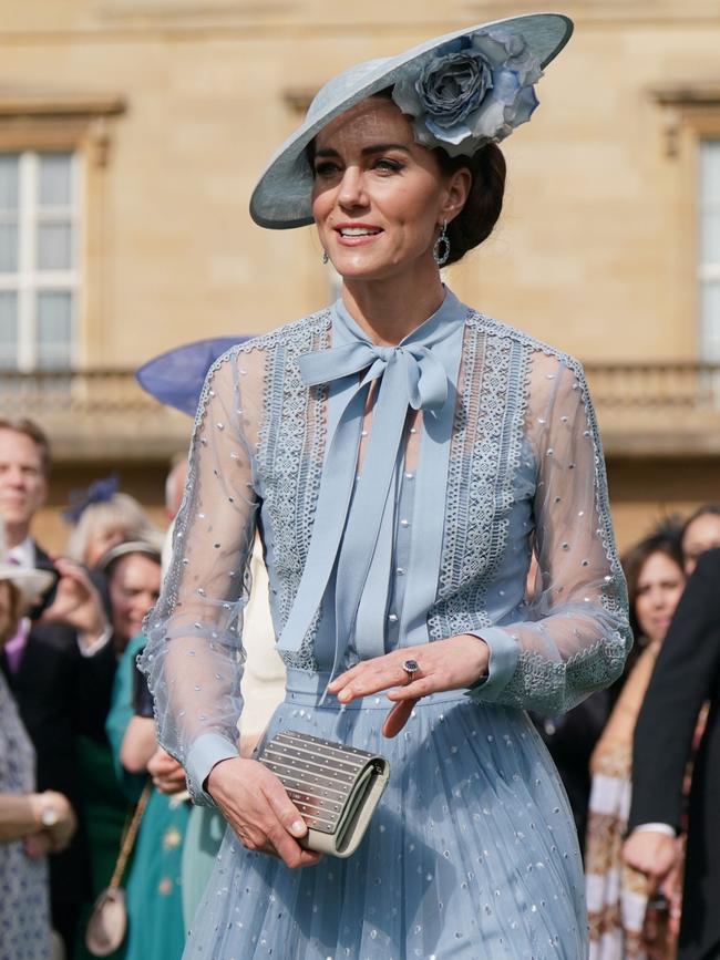 Kate’s festival look was a far cry from her usual getup. Picture: Jonathan Brady – WPA Pool/Getty Images