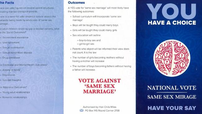 Anti-same sex marriage groups are preparing their promotional materials for an aggressive campaign.