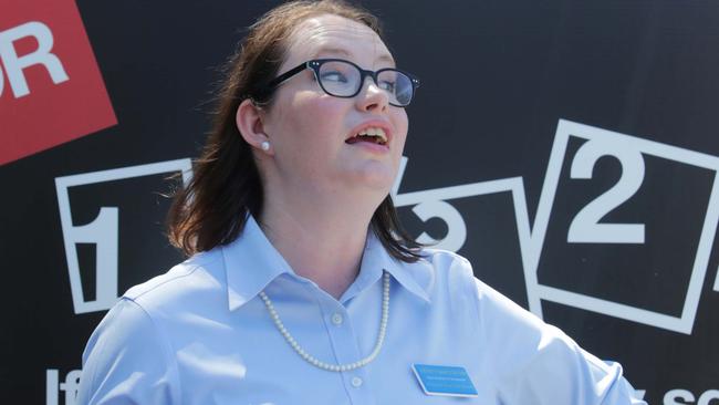 Broadwater MP Verity Barton is locked in a battle to retain her seat. Pic Tim Marsden