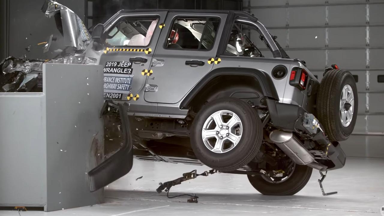 Jeep Wrangler rolls twice during safety tests  — Australia's  leading news site