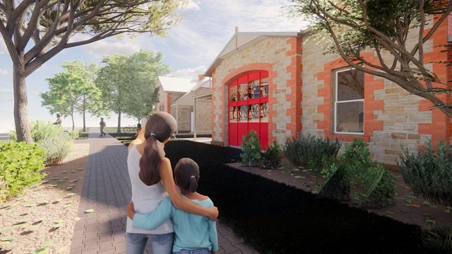 An artist impression of how the new Unley Museum on Edmund Ave would look once it's built. Picture: GGArchitects